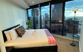 Lvl 40 Skyline 2Br Balcony Epic Melbourne Views Free Parking